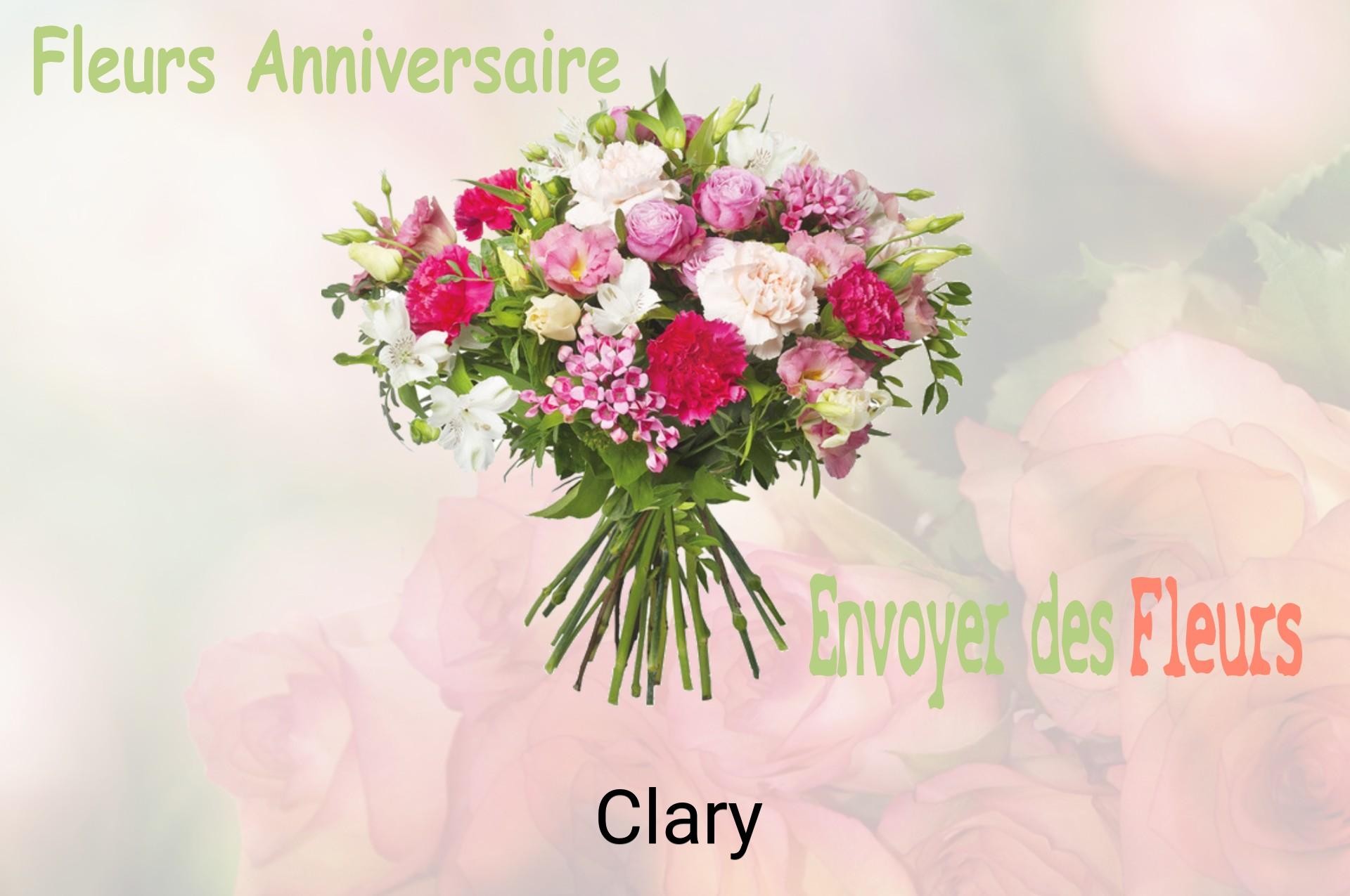 Bouquet de fleurs d’anniversaire livré à Clary